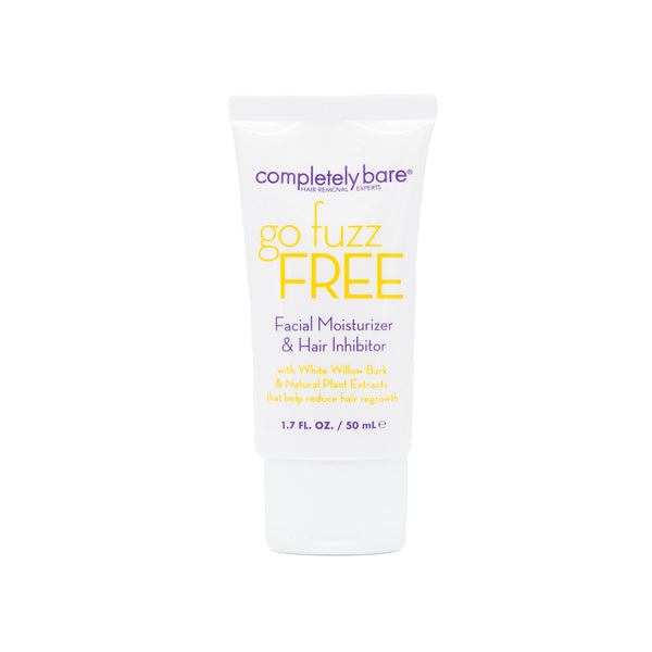 Completely Bare Go Fuzz Free Facial Moisturizer & Hair Inhibitor 1.7oz - New
