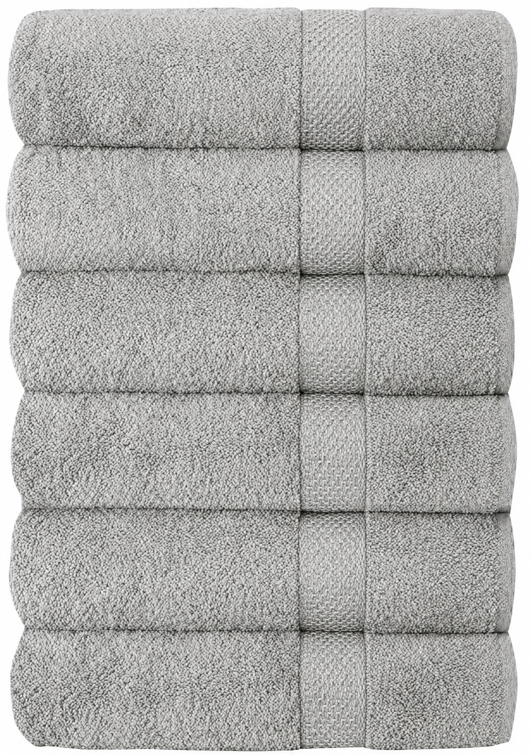 Set of 6 Hotel & Spa 100% Cotton Bath Towels 27x52 inch