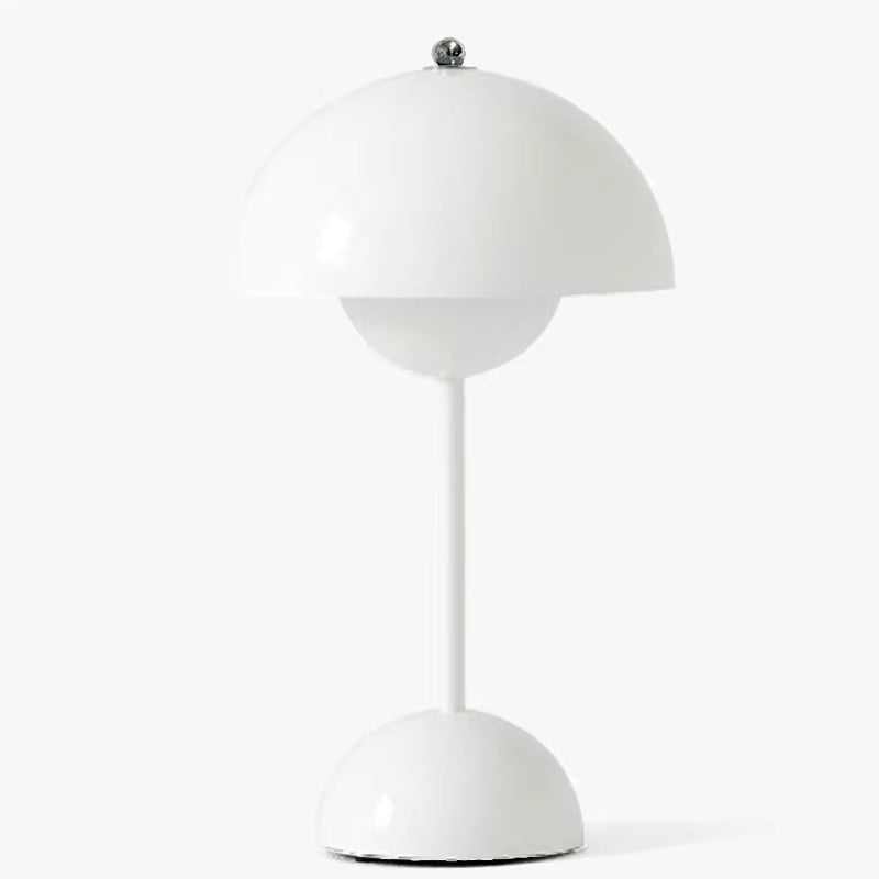 Portable LED Mushroom Table Lamp Touch Dimmable Rechargeable Flowerpot Light