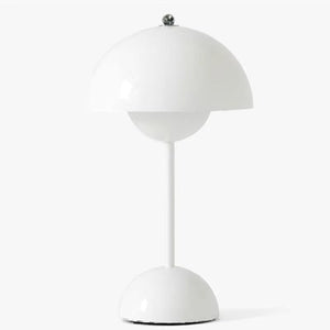 Portable LED Mushroom Table Lamp Touch Dimmable Rechargeable Flowerpot Light