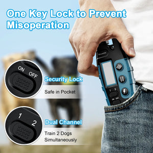 NovaPace Remote Dog Training Collar 1000m Waterproof Rechargeable