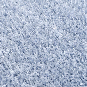 Faina Solid Aqua Shag Washable Area Rug - Clearance