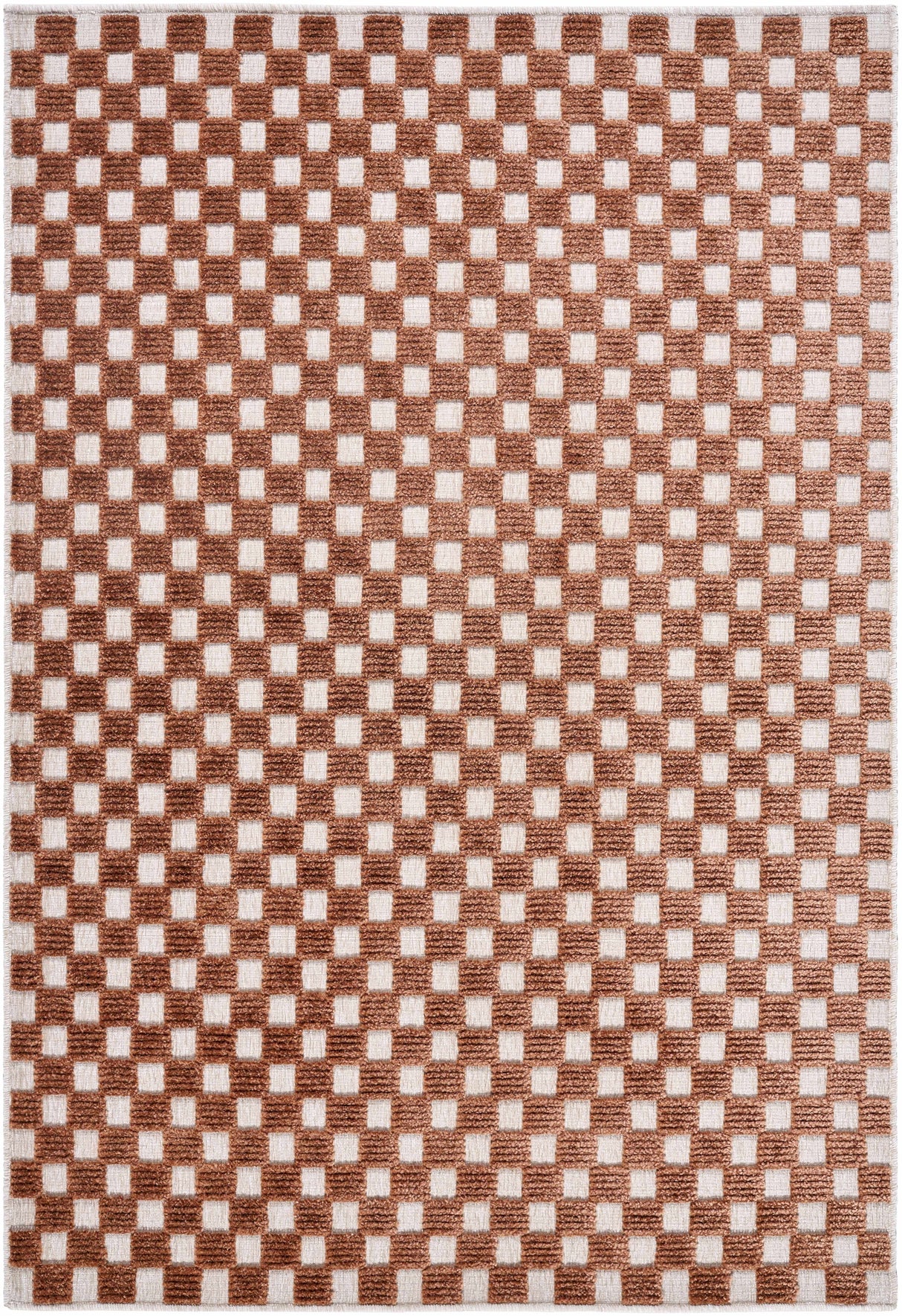 Anthea White Washable Area Rug