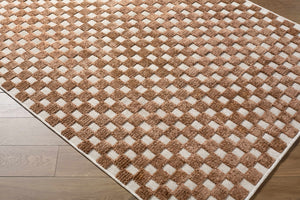 Anthea White Washable Area Rug