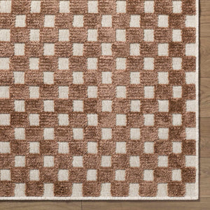 Anthea White Washable Area Rug