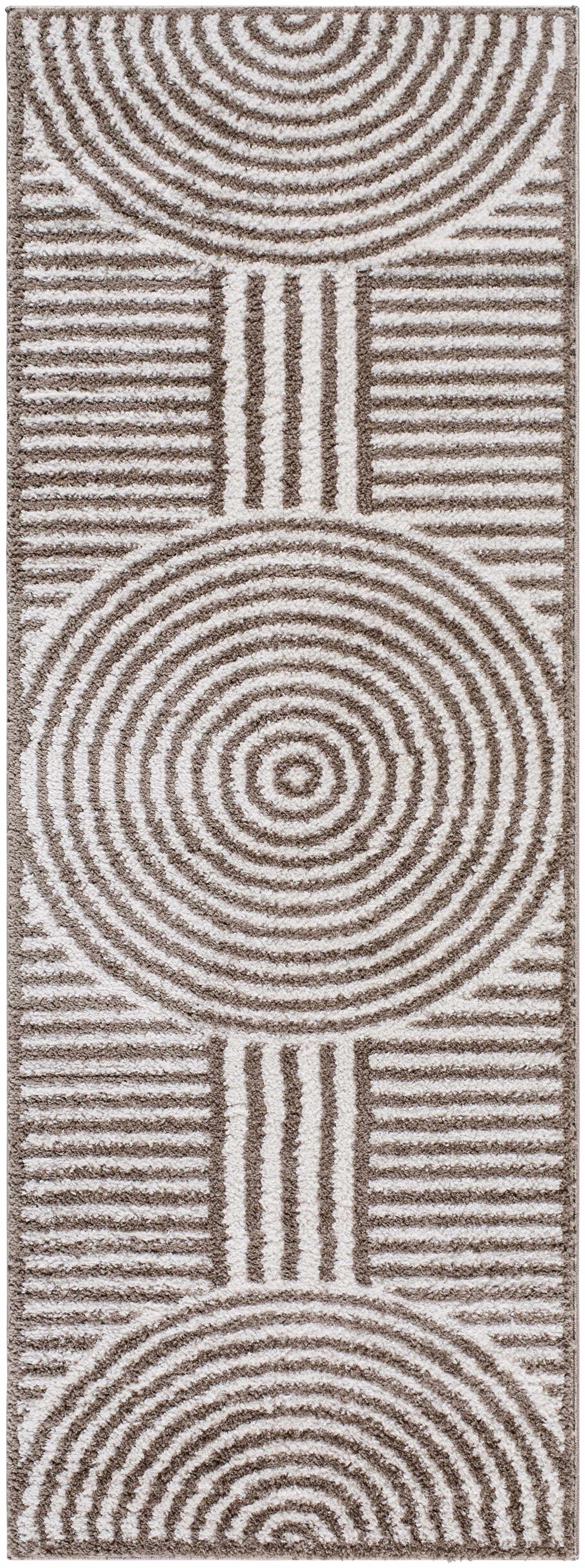 Allard Brown Washable Area Rug