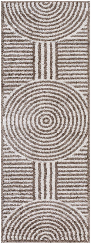 Allard Brown Washable Area Rug