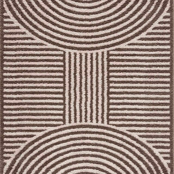 Allard Brown Washable Area Rug