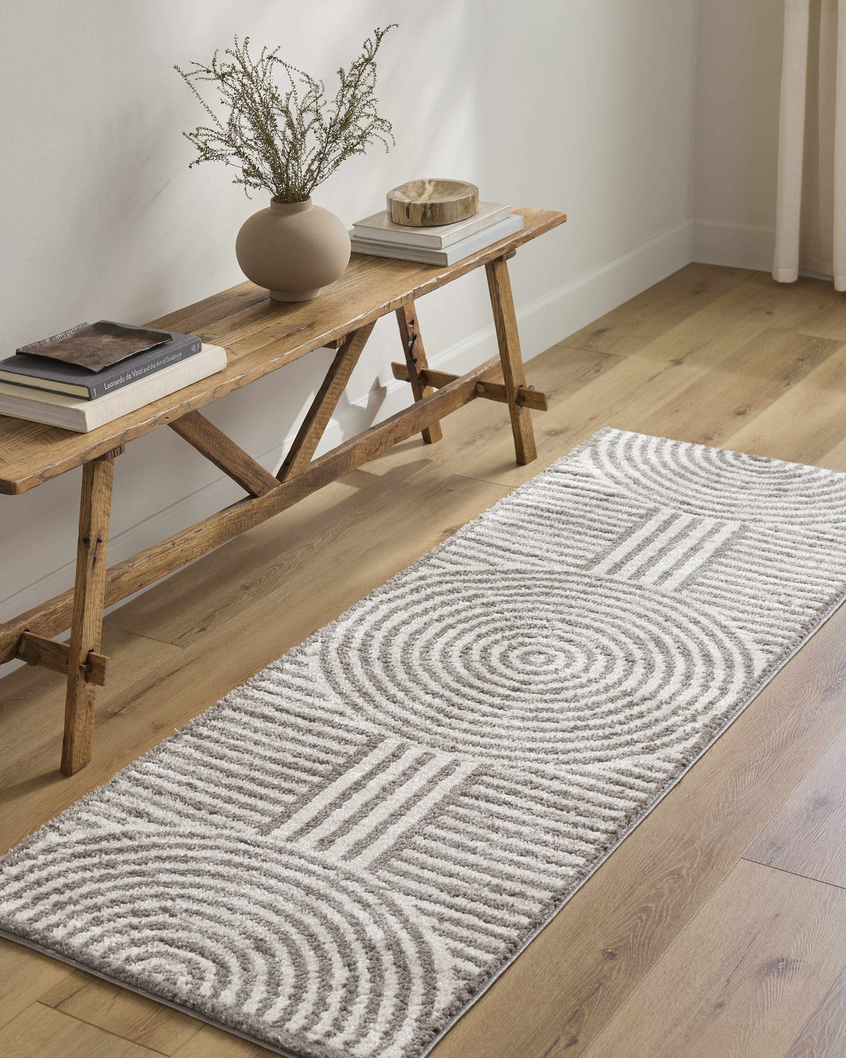Allard Charcoal  Washable Area Rug