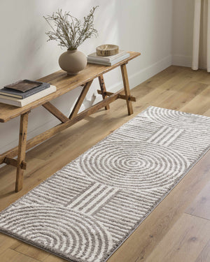 Allard Charcoal  Washable Area Rug