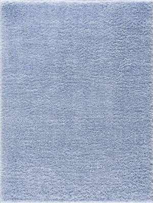 Boutique Rugs Faina Solid Aqua Shag Washable Area Rug