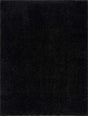 Boutique Rugs Faina Solid Black Shag Washable Area Rug