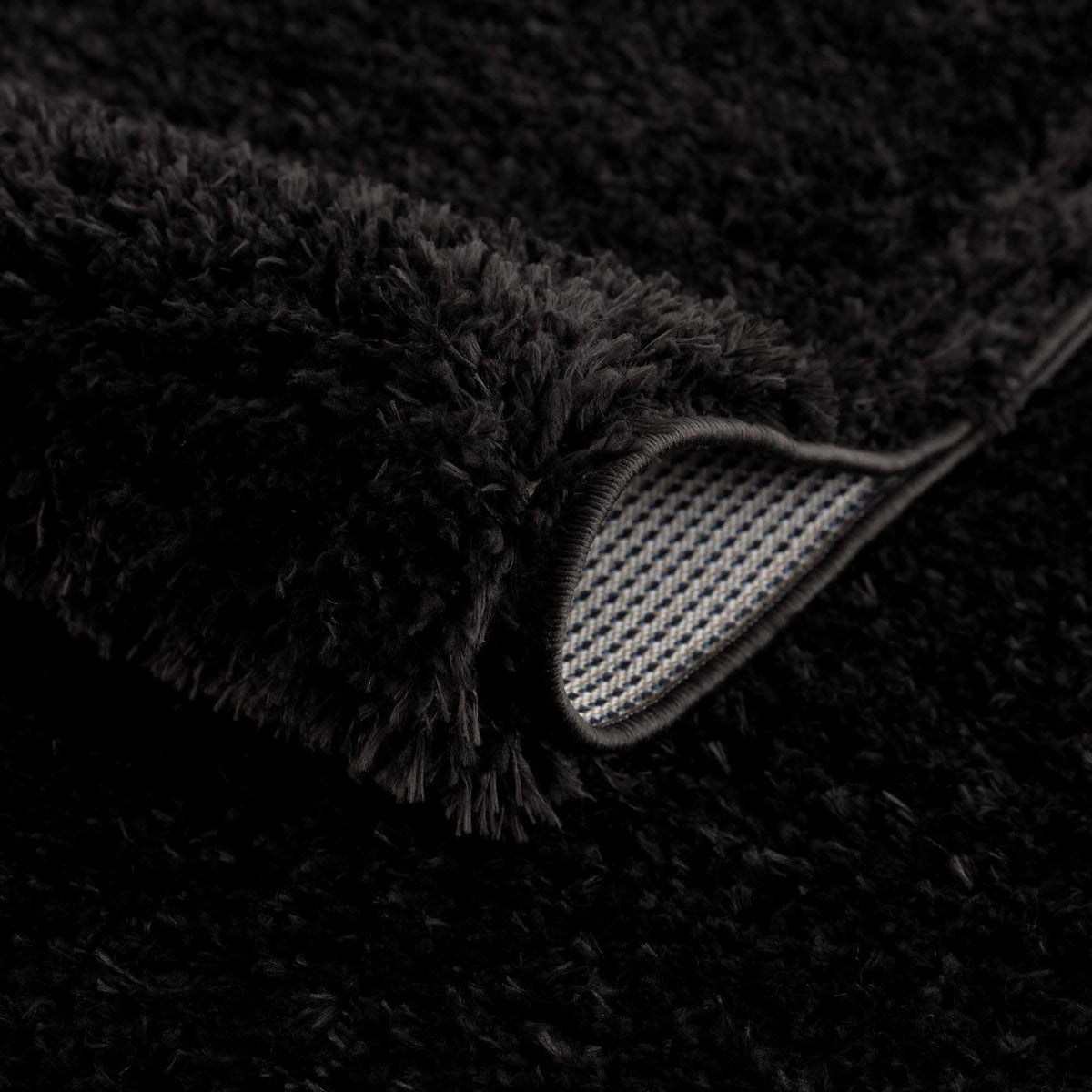 Boutique Rugs Faina Solid Black Shag Washable Area Rug - view 14