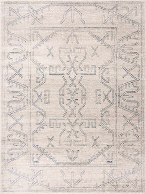 Boutique Rugs Divya Cream & Silver Blue Area Rug