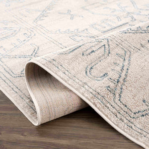 Boutique Rugs Divya Cream & Silver Blue Area Rug - view 9