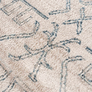 Boutique Rugs Divya Cream & Silver Blue Area Rug - view 8
