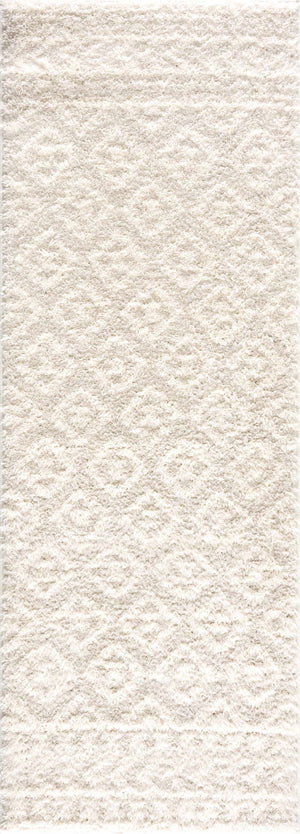 Boutique Rugs Eivin Cream Diamonds Plush Rug - view 5