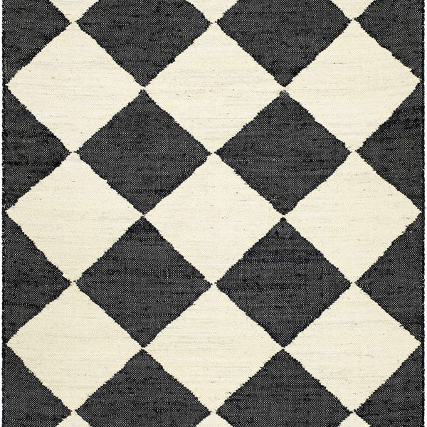 Andrin Black Area Rug