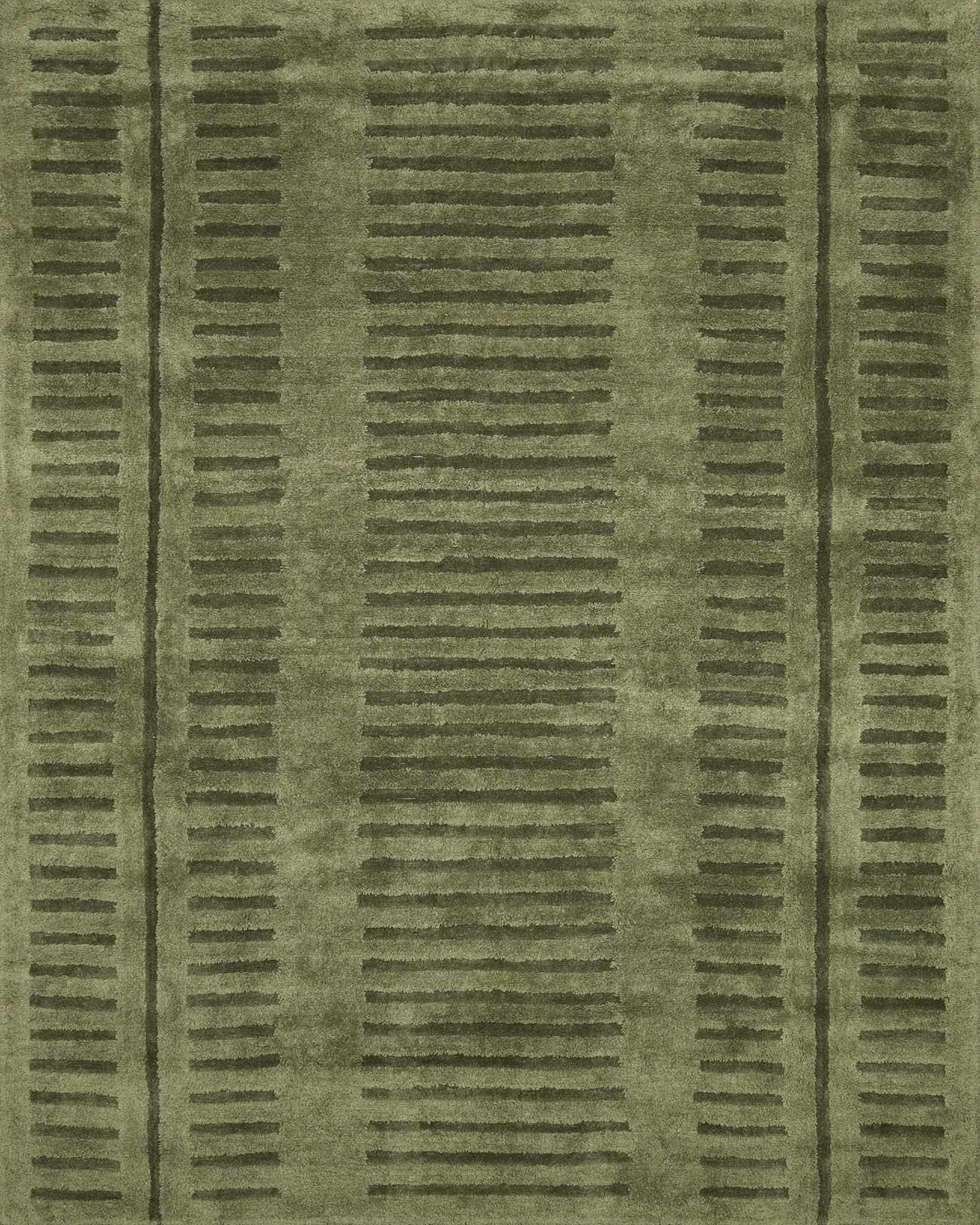 Washable Wool Rug - Green