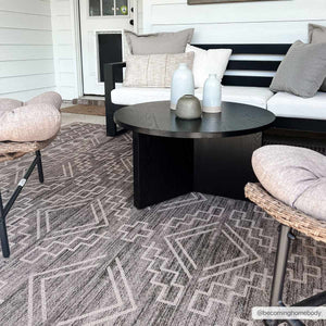 Halle Tan Washable Area Rug - Clearance