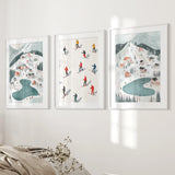 Festive Holiday Home Decor Christmas Village Set