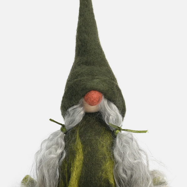 Tomte Gnome - Hilma (Green Dress)