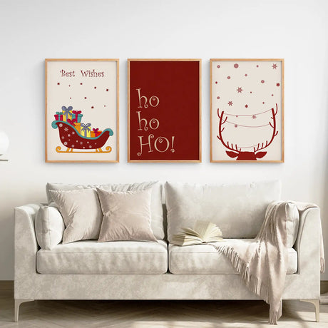 Vintage Christmas Gallery Home Decor Prints