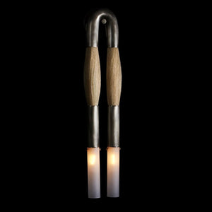 Modern Brass and Glass Wall Sconce