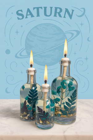 Saturn Oil Candle