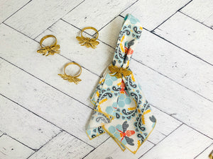Honey Bee Cloth Napkins, Set of Four
