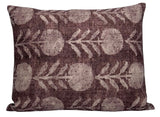 Zinnia Pillow Cover in Berry, McLaurin + Piercy Textiles