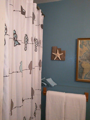 Rowley Birds Shower Curtain 72" x 72" by LushDecor
