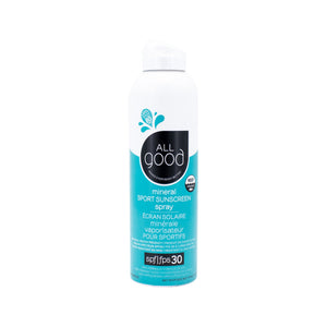 All Good Mineral Sport Sunscreen Spray SPF30 6oz - New