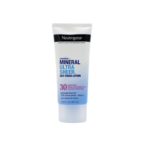 Neutrogena Mineral Ultra Sheer Sunscreen Lotion SPF 30 3oz - New