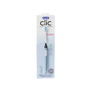 Oral-B Clic Manual Toothbrush with Replaceable Brush Head AQUA - New