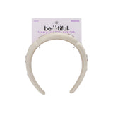 Scunci Gold Headband with Pink & Silver Jewels - New