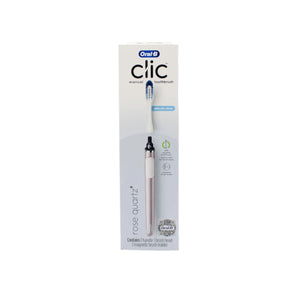 Oral-B Clic Manual Toothbrush with Replaceable Brush Head ROSE QUARTZ - New