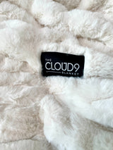 Ivory Faux Fur Blanket - Large: 60"x72"