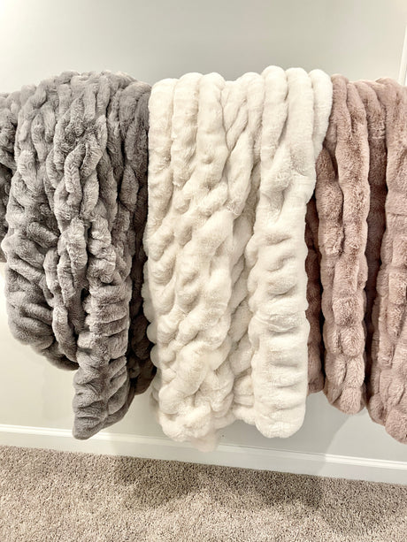 Faux Fur Blanket - Medium & Large