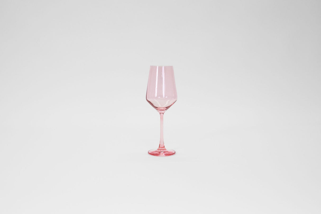 Tickle Me Pink - Stemless Colored Wine Glass