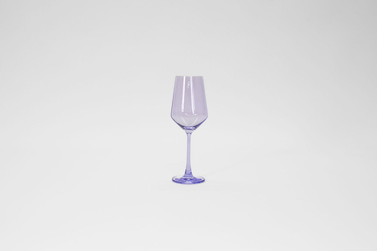 Lady Lavender - Stemless Colored Wine Glass