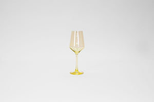 Lemon Drop Yellow- Stemless Colored Wine Glass