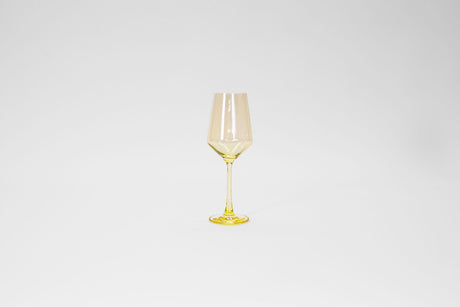 Lemon Drop Yellow- Stemless Colored Wine Glass