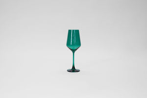 Emerald Green - Stemless Colored Wine Glass