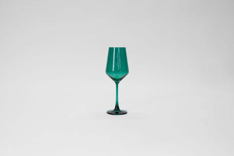 Emerald Green - Stemless Colored Wine Glass