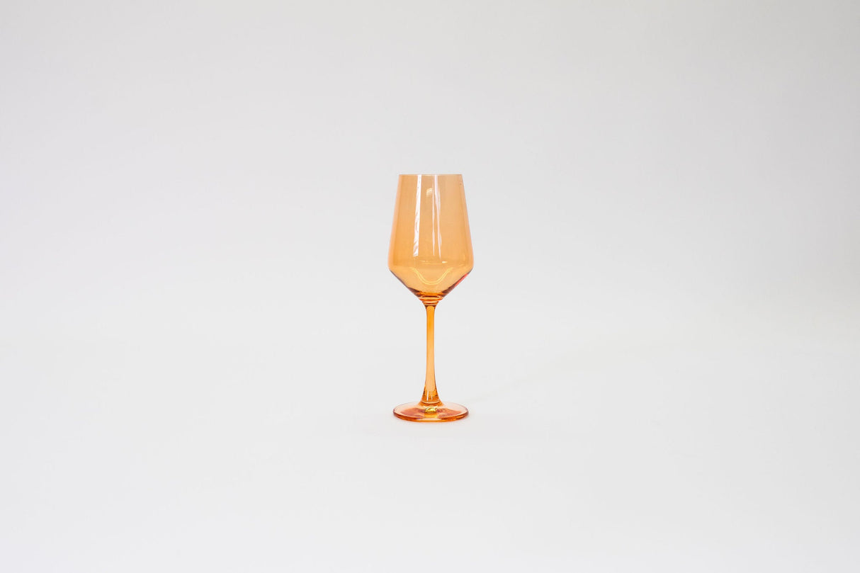 Creamsicle - Stemless Colored Wine Glass