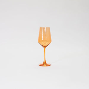 Creamsicle - Colored Wine Glass