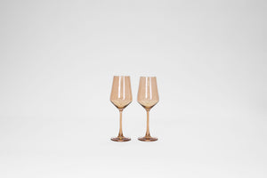 Brown Sugar - Stemless Colored Wine Glass