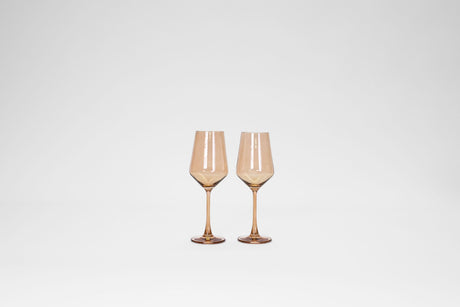 Brown Sugar - Stemless Colored Wine Glass