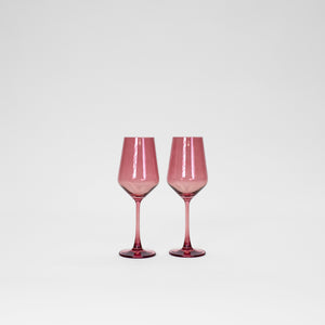 Mauvelous - Colored Wine Glass
